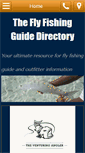 Mobile Screenshot of flyfishingguidedirectory.com
