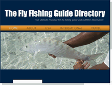 Tablet Screenshot of flyfishingguidedirectory.com